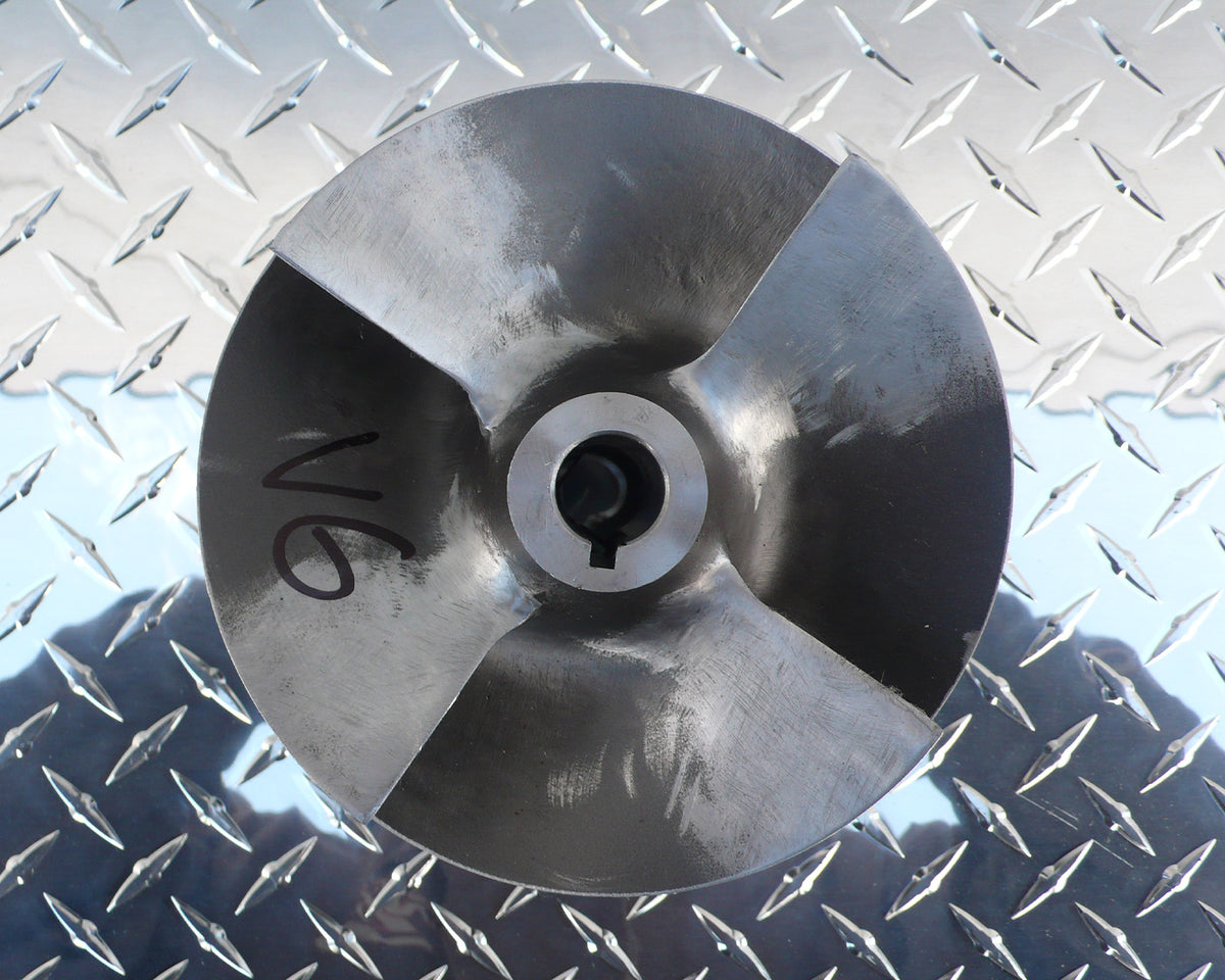 7 3/8 V6 Stainless Steel 4-blade Impeller (OBJ 1738)