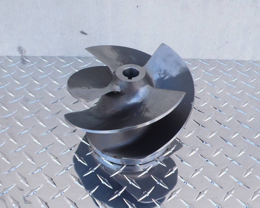 7 3/8 V6 Stainless Steel 4-blade Impeller (OBJ 1738) — view 3