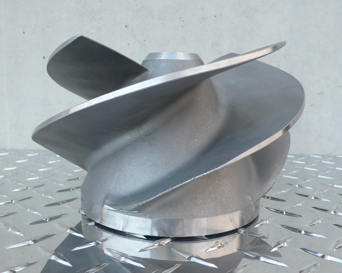 7 5/8 Stainless Steel 4-blade Impeller (OBJ 1721) — view 2