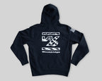 Black American Flag Hoodie — view 2