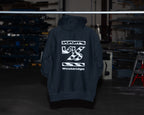 Black American Flag Hoodie — view 4