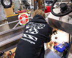 Black American Flag Hoodie — view 13