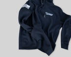 Black American Flag Hoodie — view 14