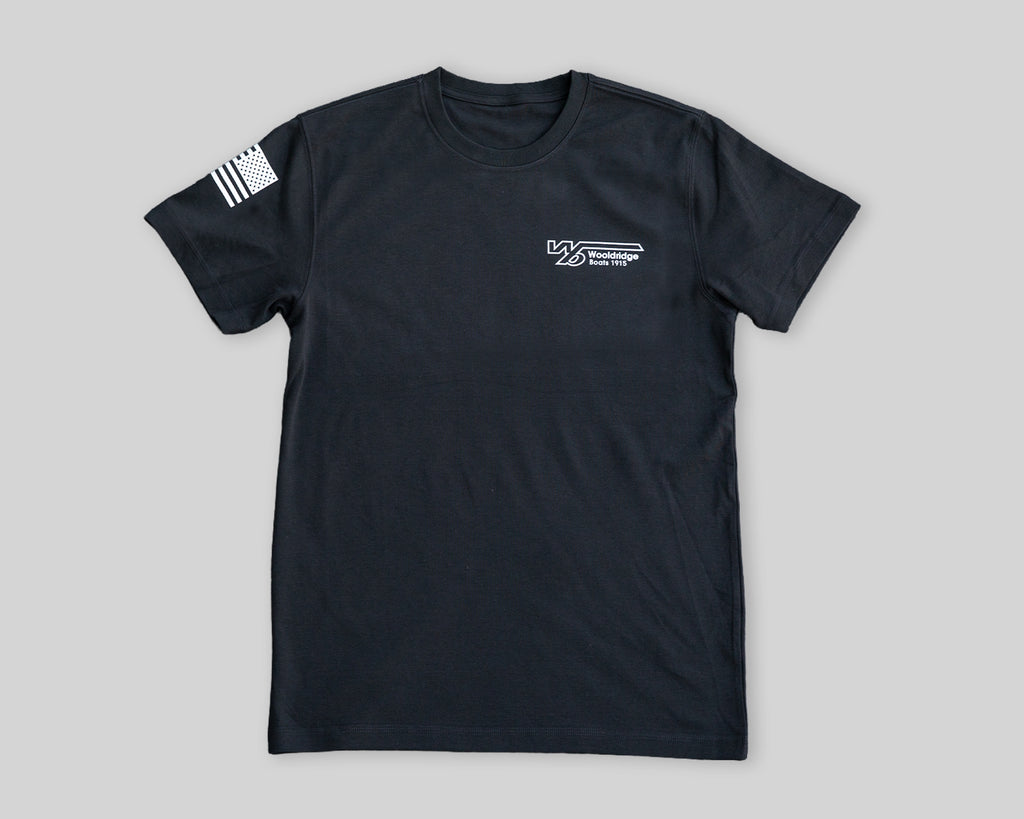 Black American Flag T-Shirt