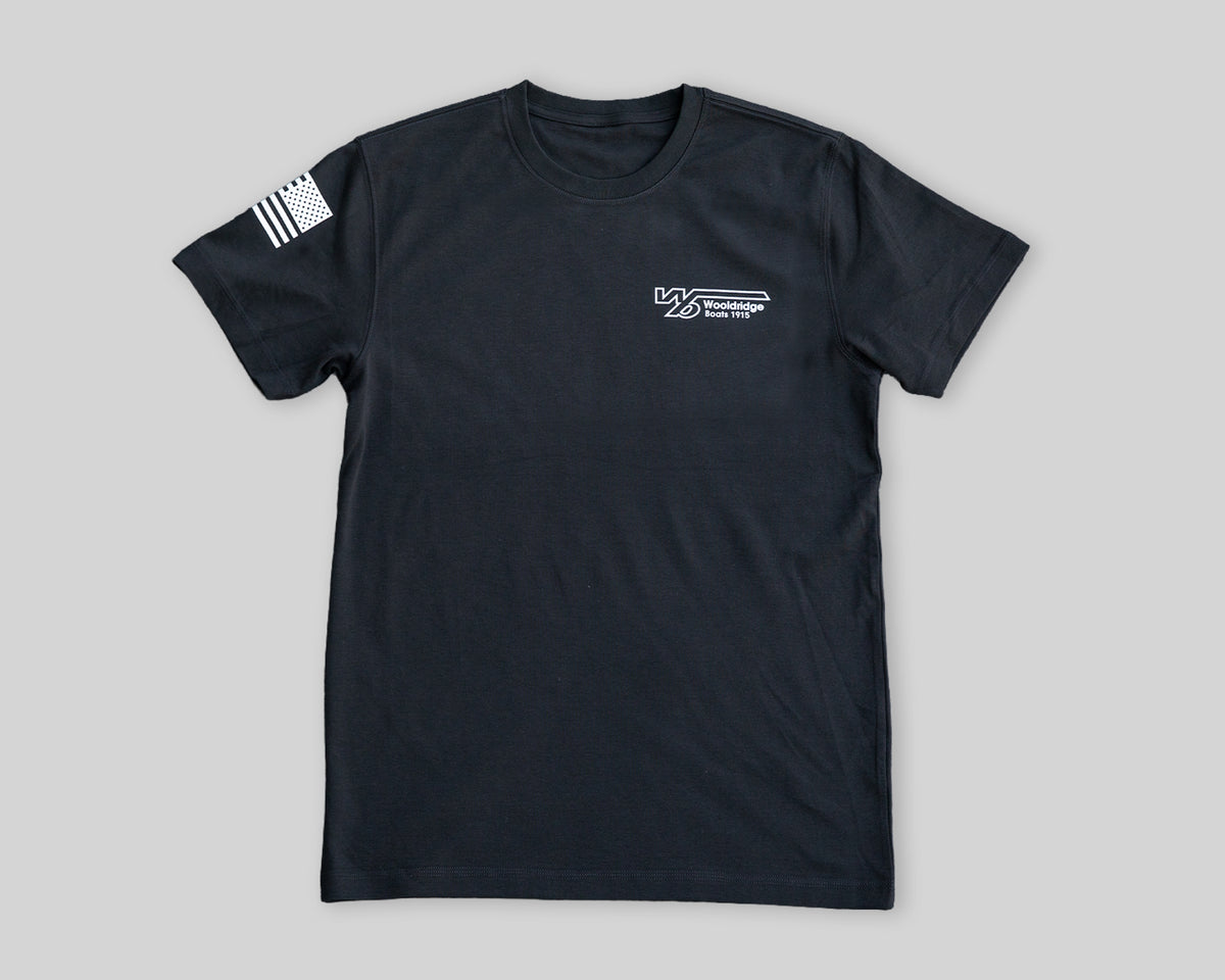Black American Flag T-Shirt
