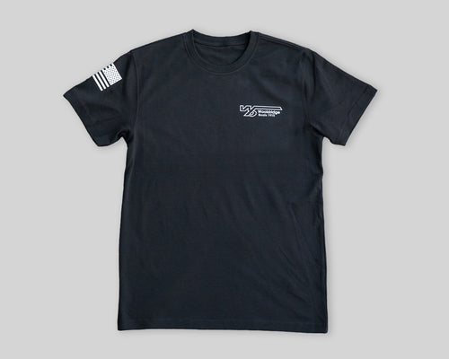 Black American Flag T-Shirt
