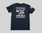 Black American Flag T-Shirt — view 2