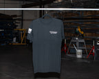 Black American Flag T-Shirt — view 3