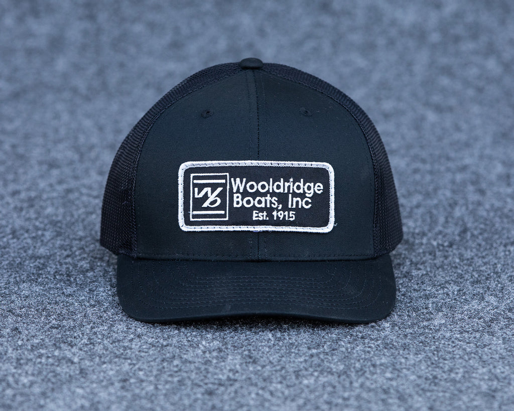 Black Trucker Hat — view 3