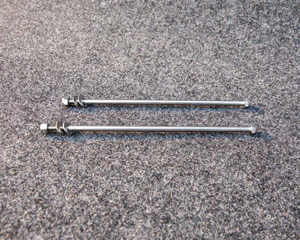 Stainless Grill Bar Bolt kit for Wooldridge Extra Large Urethane Jet Foot (Power Jet)