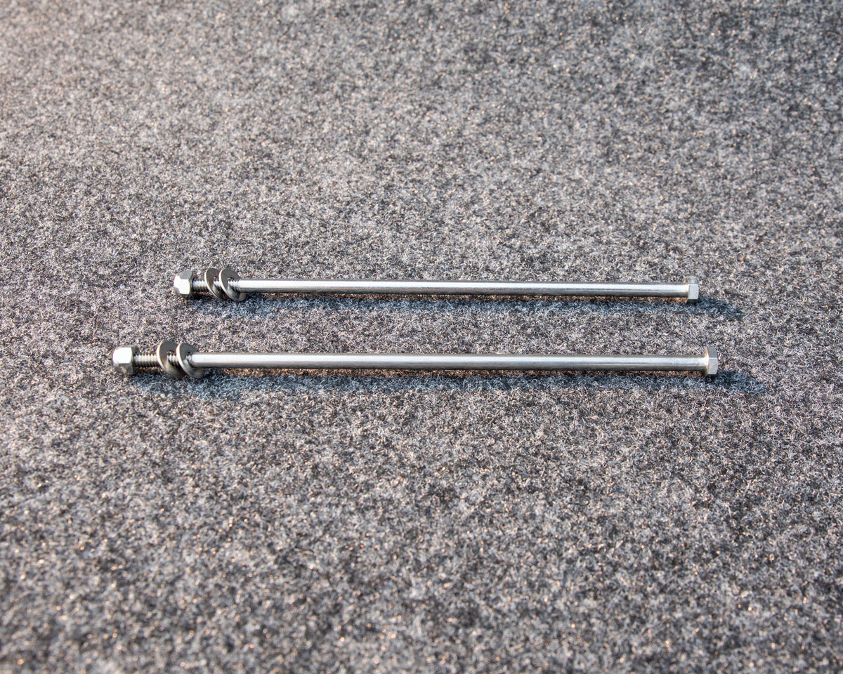 Stainless Grill Bar Bolt kit for Wooldridge Extra Large Urethane Jet Foot (Power Jet)